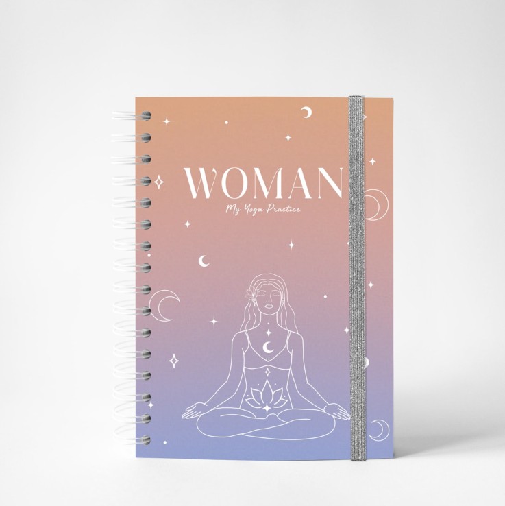 Carnet de Yoga Woman Peach