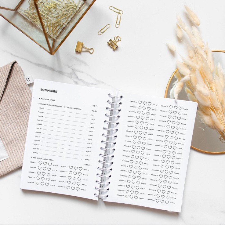 Carnet de Yoga Woman Peach