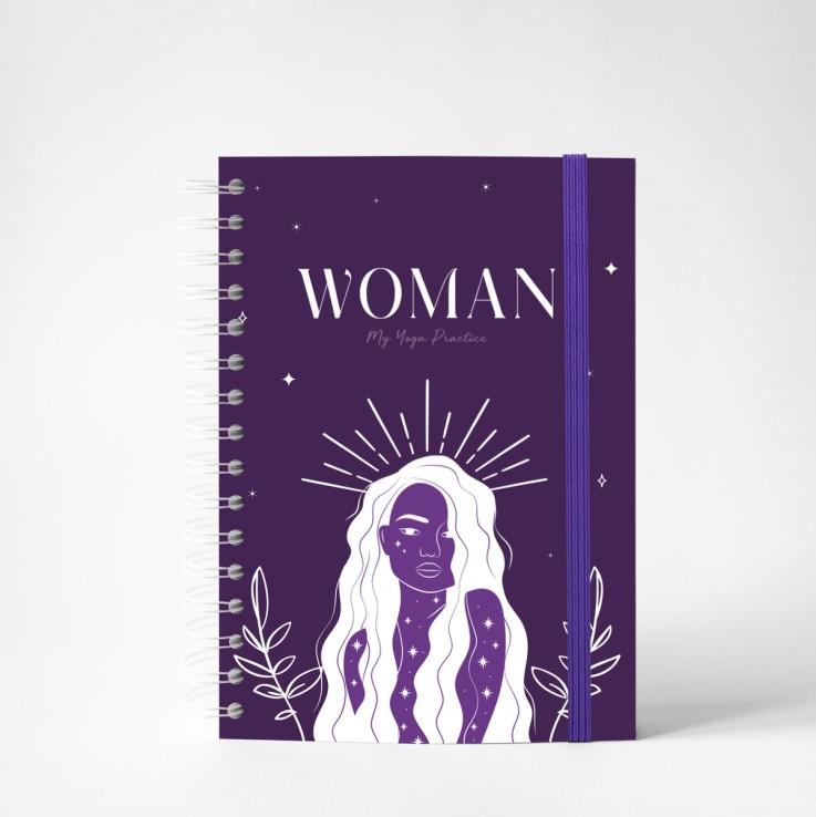 Carnet de Yoga Woman Purple