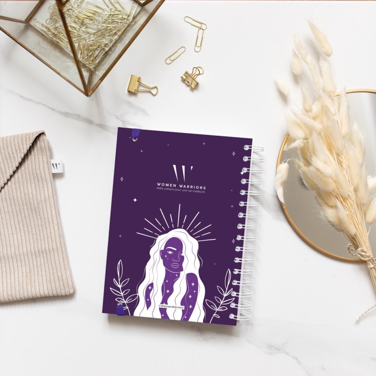 Carnet de Yoga Woman Purple