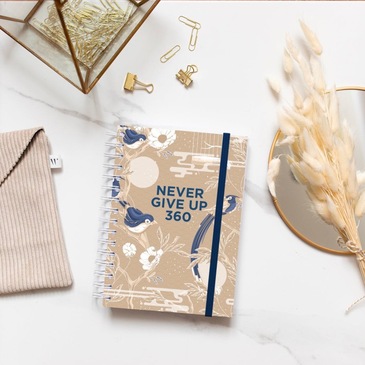 Agenda Journalier Non Daté Blue Bird