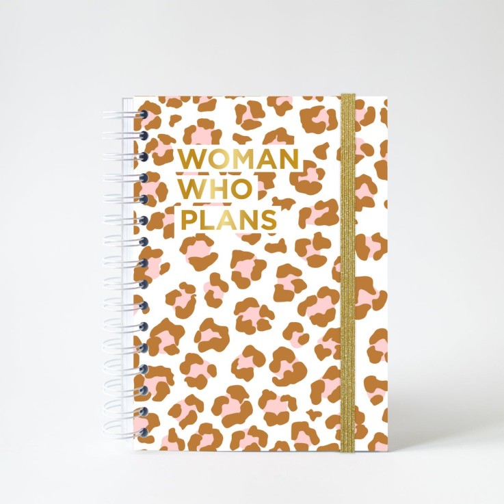 Agenda Semainier Septembre 2025 - Août 2026 White Leopard