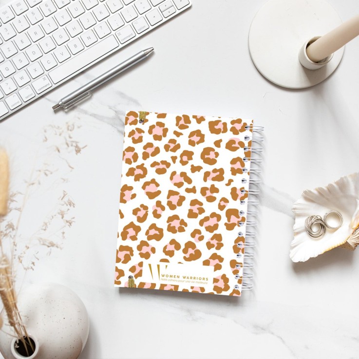 Agenda Semainier Septembre 2025 - Août 2026 White Leopard