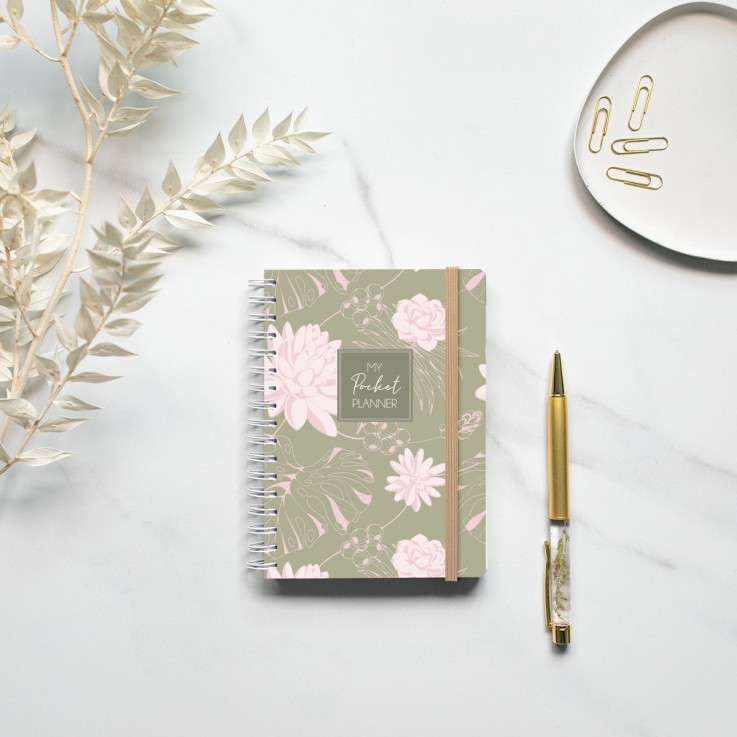Agenda Semainier Pocket Septembre 2025 - Août 2026 Vintage