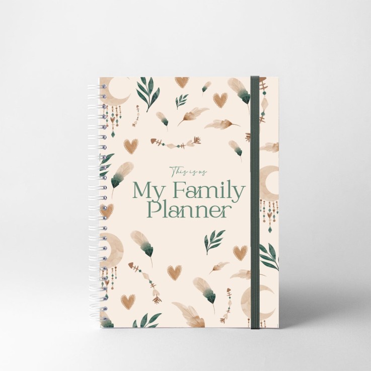Agenda Familial Non Daté Green Sweetness