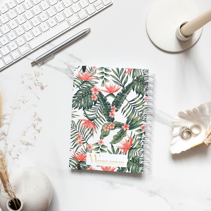 Agenda Semainier Non Daté Pink Tropic