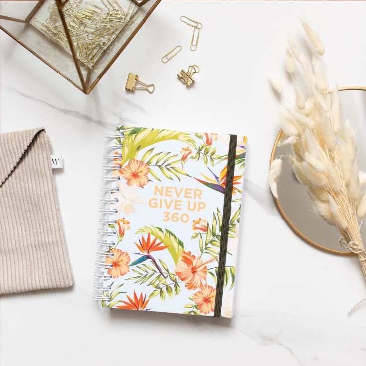 Agenda Journalier Non Daté Pastel Tropic