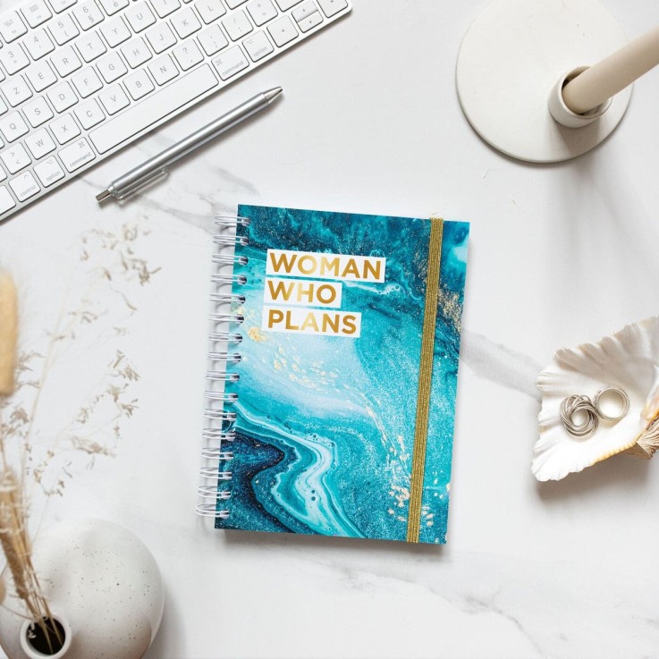 Agenda Semainier Non Daté Marble