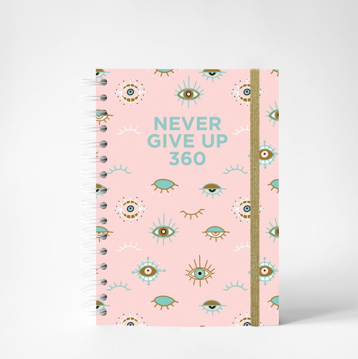 Agenda Journalier Non Daté Pink Eyes
