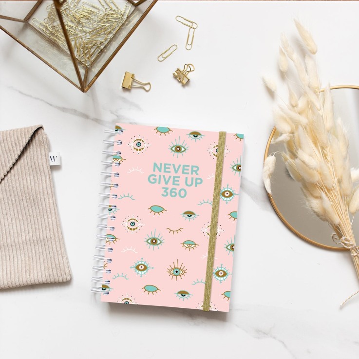 Agenda Journalier Non Daté Pink Eyes