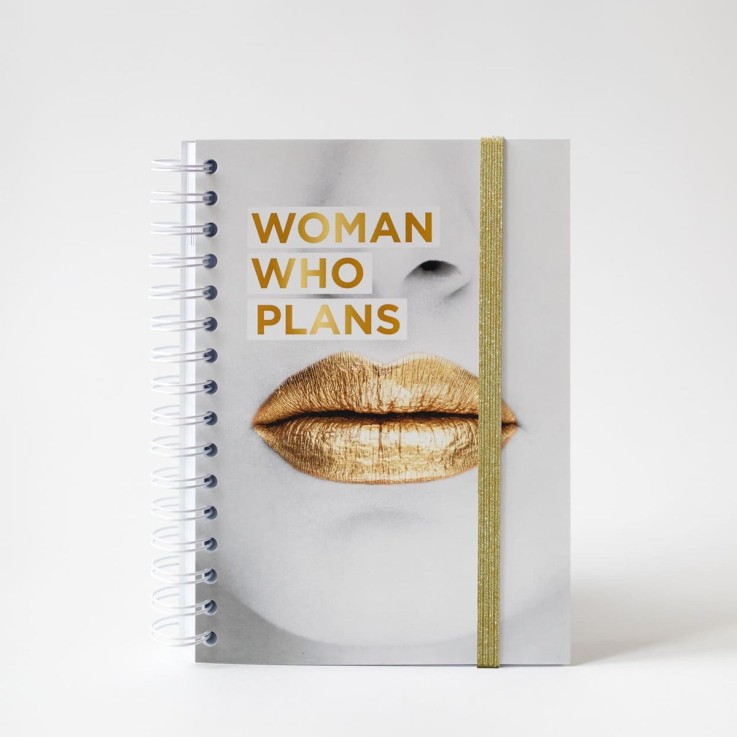 Agenda Semainier Non Daté Gold