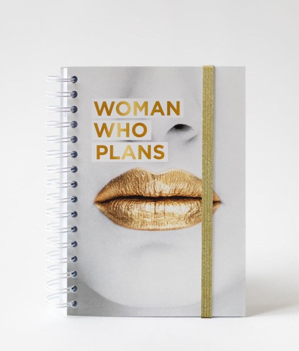 Agenda Semainier Non Daté Gold