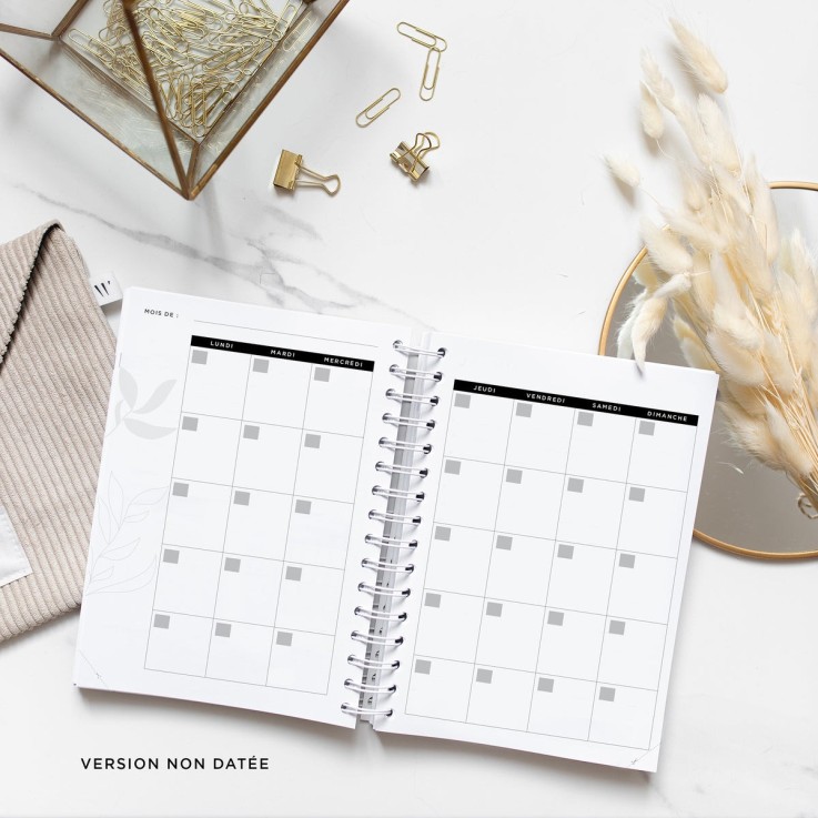 Agenda Journalier Non Daté Blossom Sky