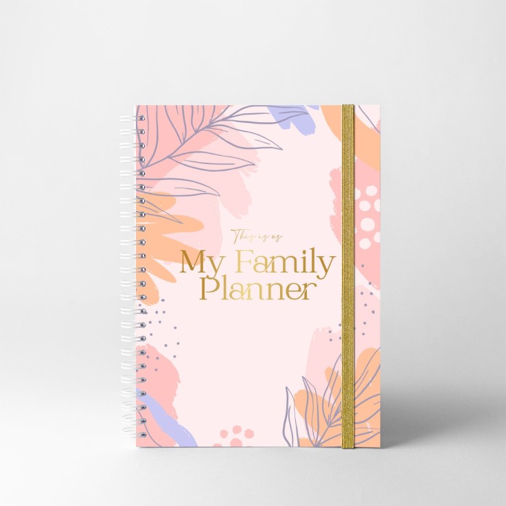 Agenda Familial Non Daté Colourful