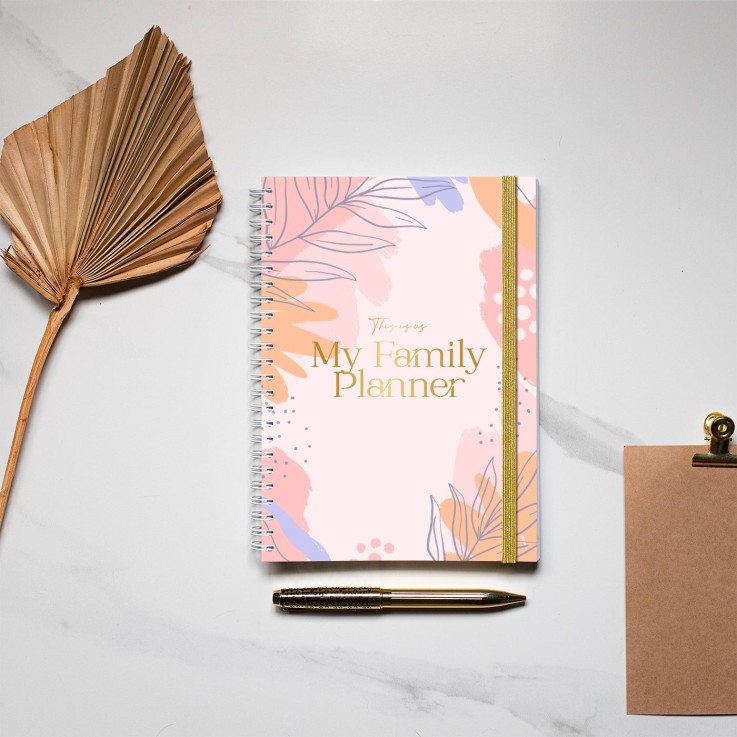 Agenda Familial Non Daté Colourful