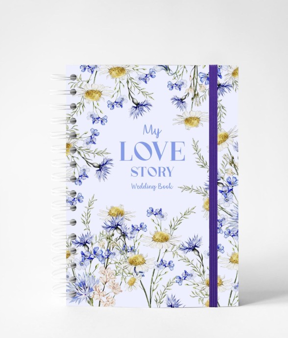 Carnet de Mariage Fleur Bleue