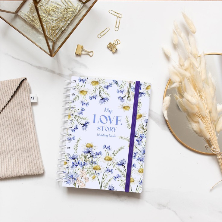 Carnet de Mariage Fleur Bleue