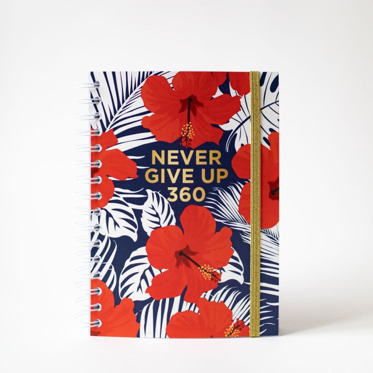Agenda Journalier Non Daté Rouge Eclat