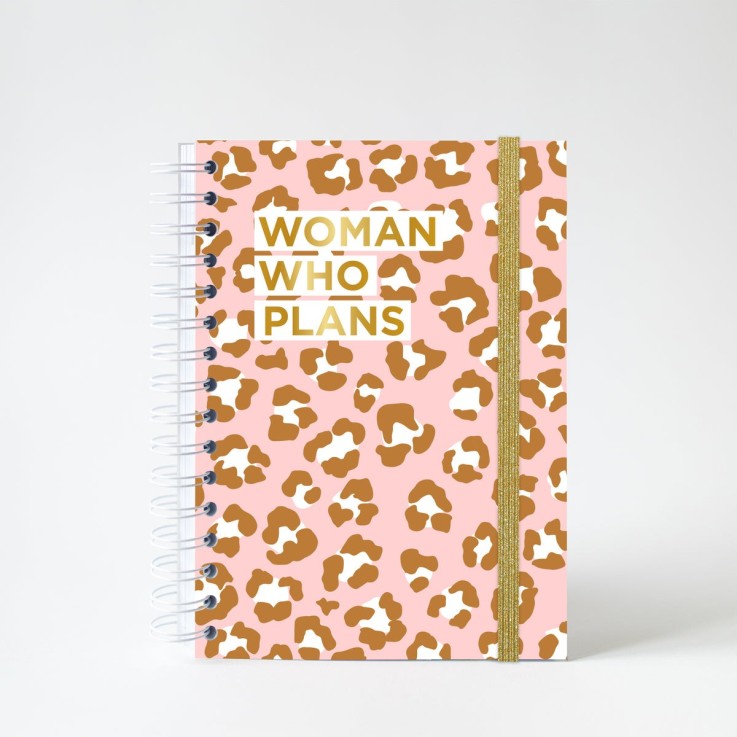 Agenda Semainier Non Daté Pink Leopard