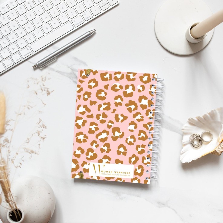 Agenda Semainier Non Daté Pink Leopard