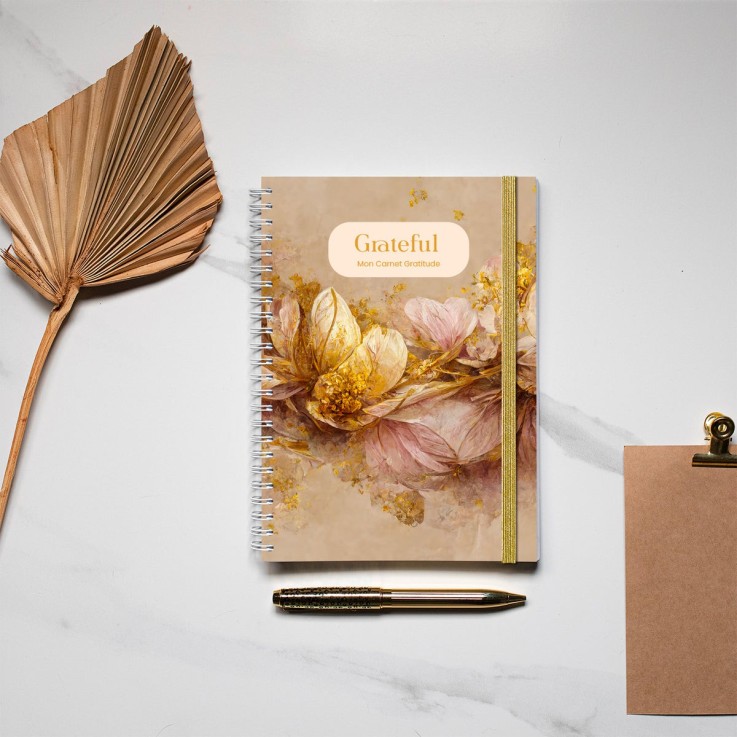 Carnet de Gratitude Golden