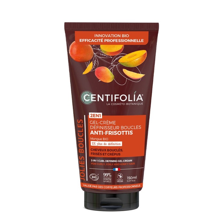 Gel crème définisseur boucles 2en1 Bio
