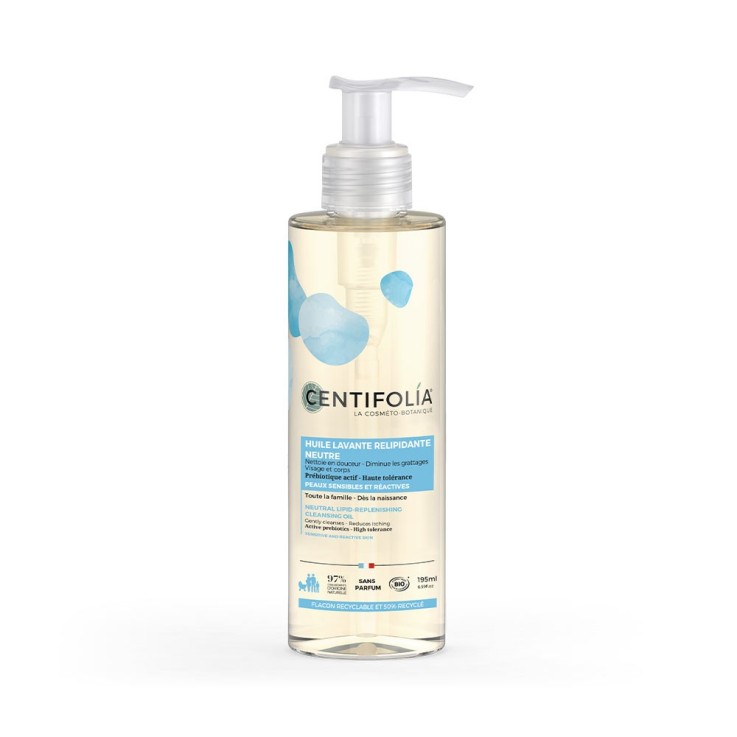 Huile lavante relipidante neutre (195ml) Bio
