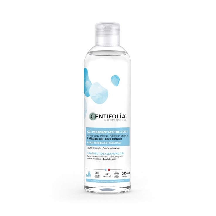Gel moussant neutre 3en1 (250ml) Bio