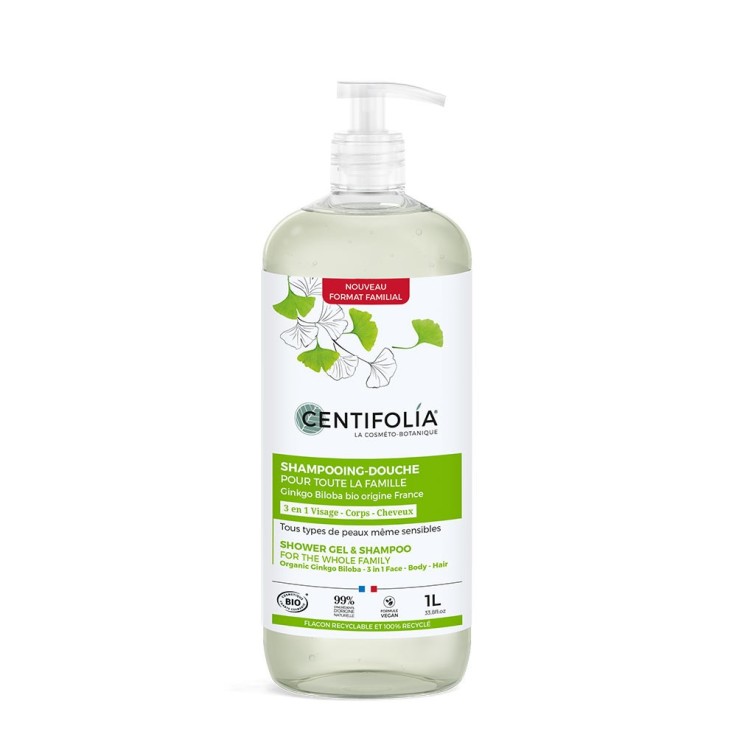 Shampoing douche pour toute la famille (1L) Bio