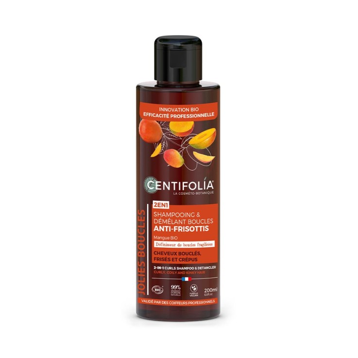 Shampoing & démêlant boucles Anti-frisottis Bio