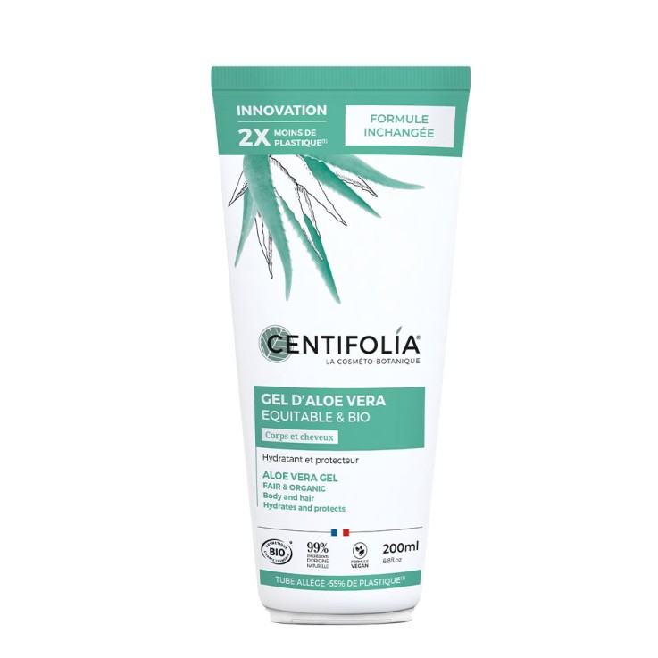 Gel d'Aloe Vera équitable (200ml) Bio