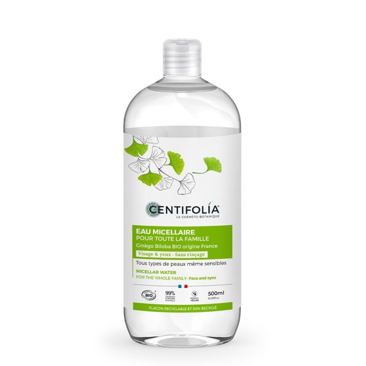 Eau micellaire pour toute la famille (500ml) Bio