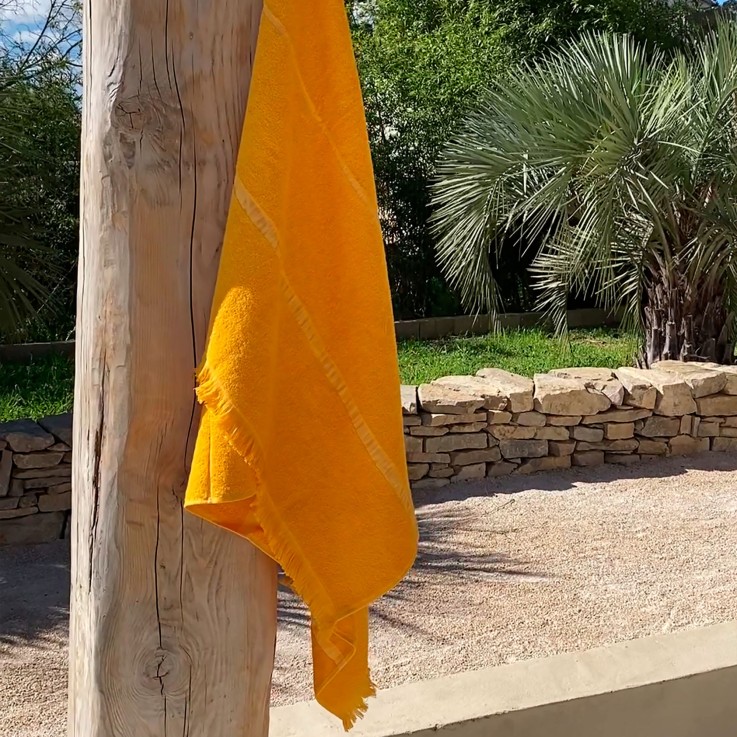 Fouta éponge Tout Simplement Plage en Coton