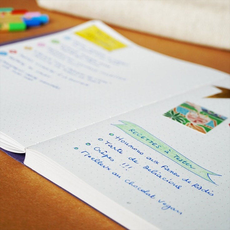 Notebook Souple - pages pointillées - 150 x 210 mm