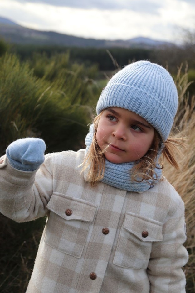 Moufles enfant Perinne Laine mérinos