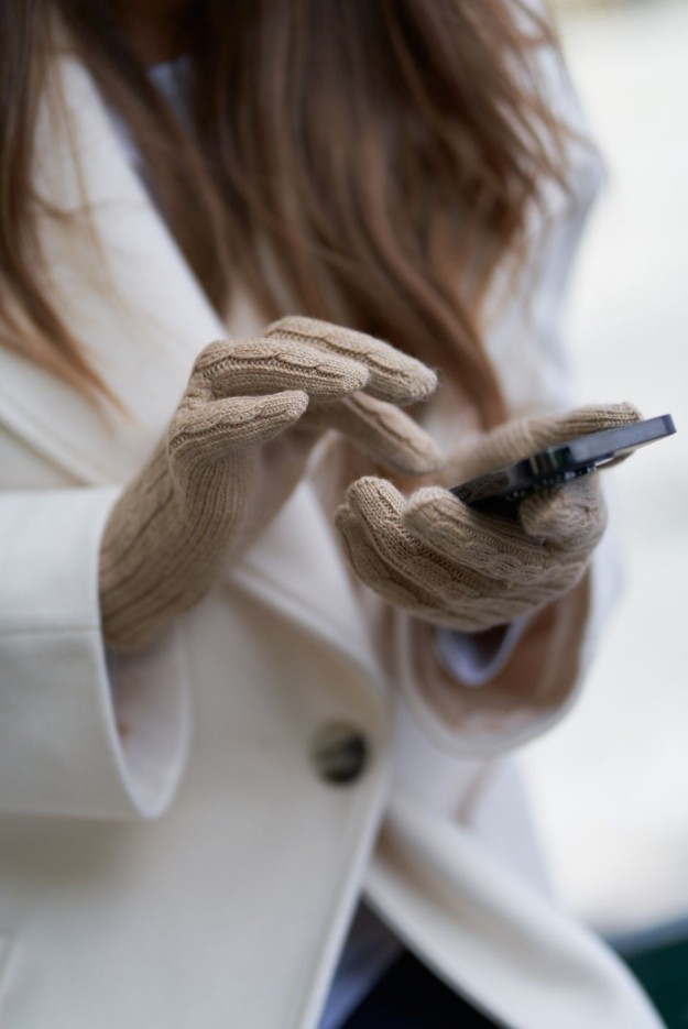 Gants tactiles mixte Daniel Laine mérinos