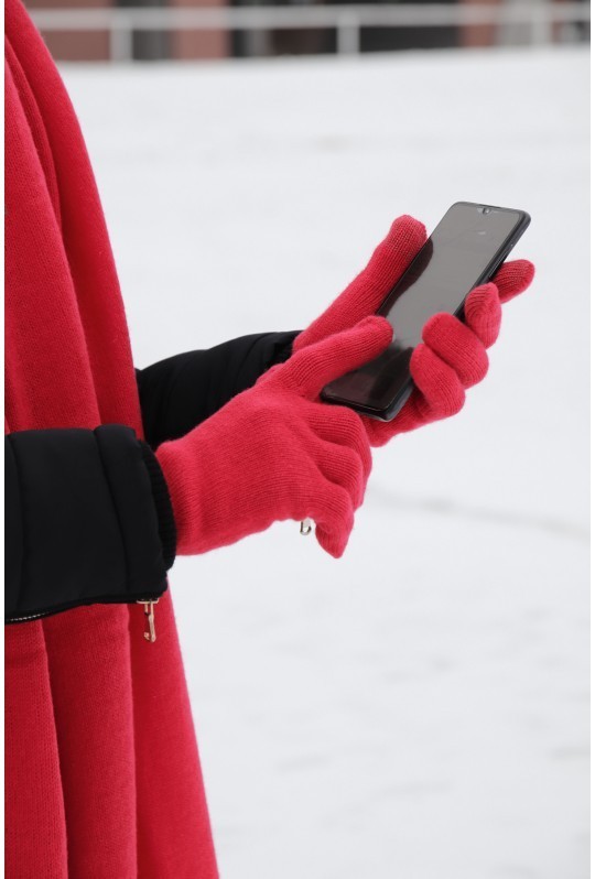 Gants tactiles mixte Paule en Laine