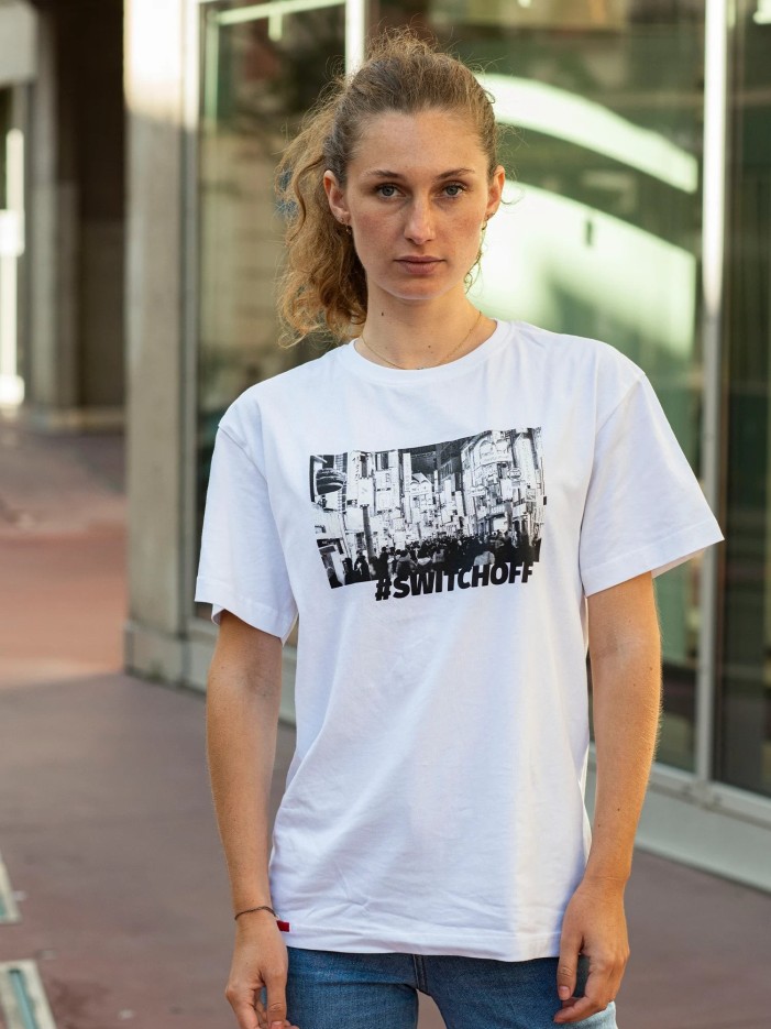 T-shirt Switch Off Coton Bio