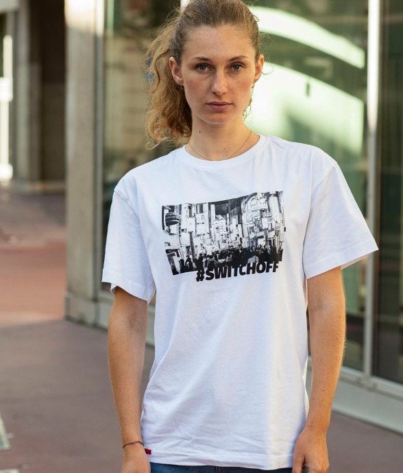 T-shirt Switch Off Coton Bio