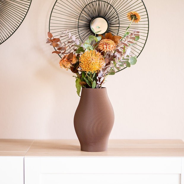 Vase pour fleurs Apesenteur Matière recyclée (20 cm)
