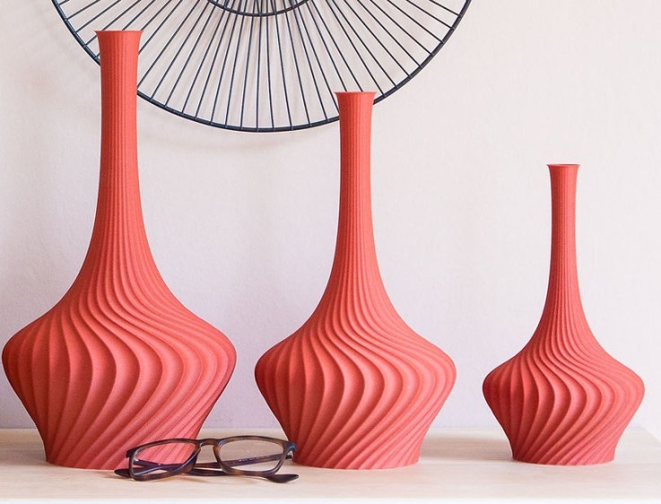 Vase pour fleurs séchées Aquilon Matière recyclée