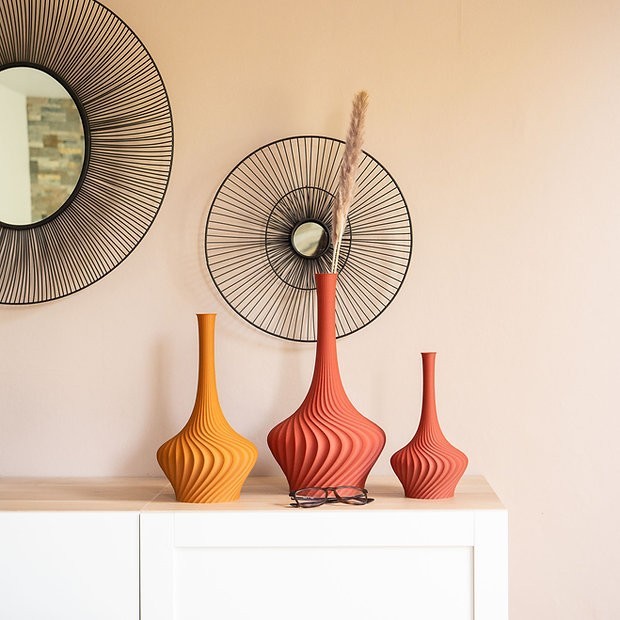 Vase pour fleurs séchées Aquilon Matière recyclée