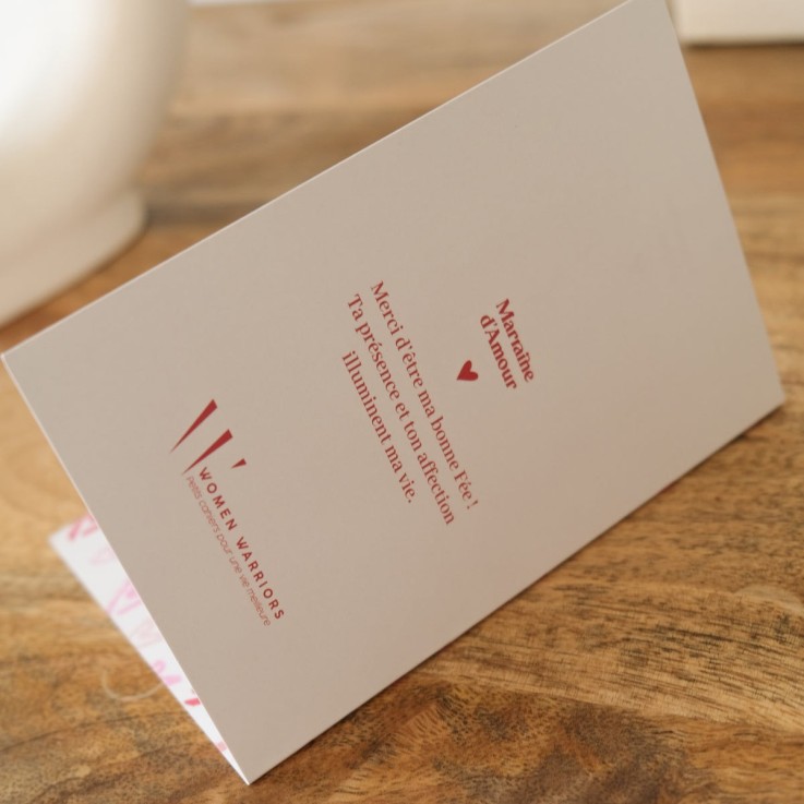 Carte Marraine d'Amour