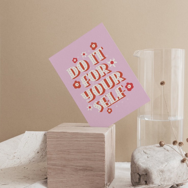 Carte Postale Do It For Yourself