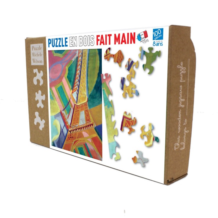 Puzzle en bois 100 pièces Tout Eiffel