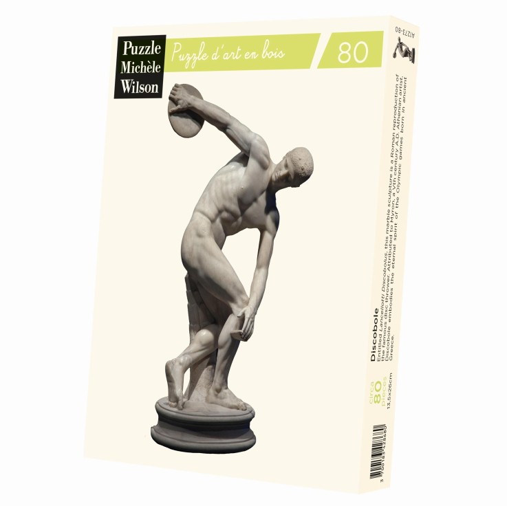 Puzzle en bois 80 pièces Discobole