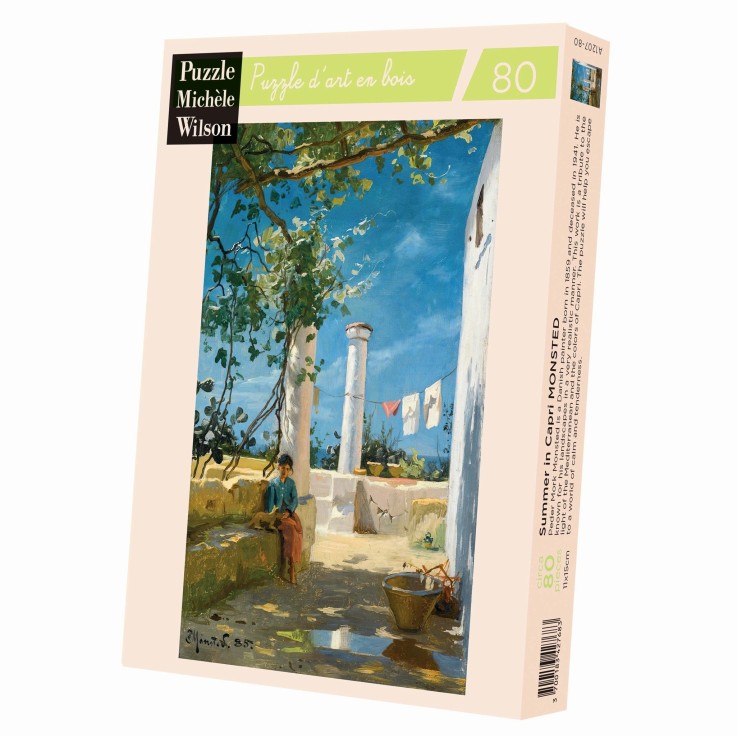 Puzzle en bois 80 pièces Eté à Capri