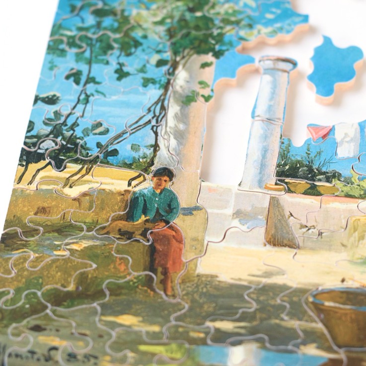 Puzzle en bois 80 pièces Eté à Capri