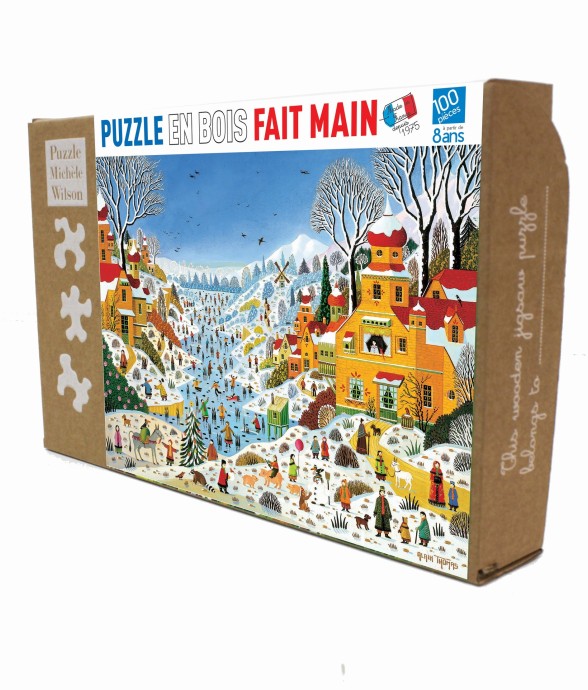 Puzzle en bois 100 pièces...