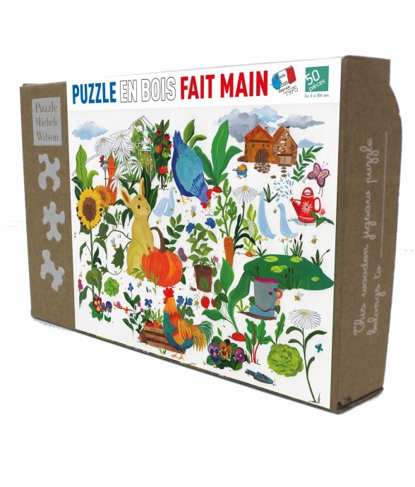 Puzzle en bois 50 pièces Le...